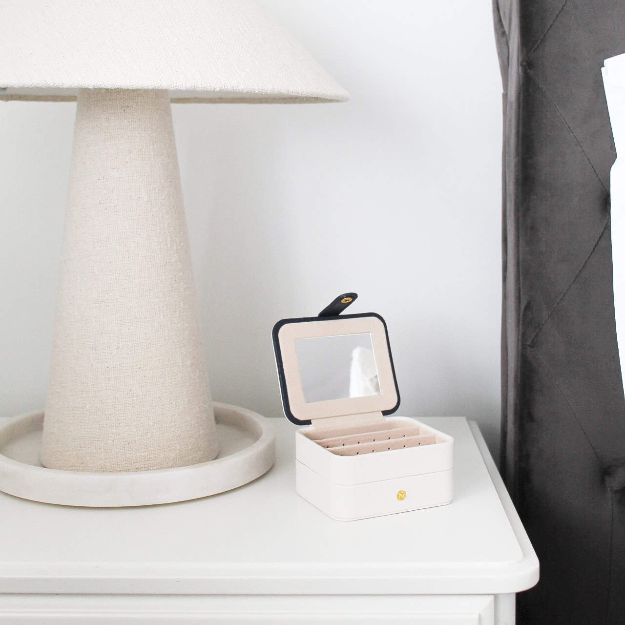Personalised Initial Travel Jewellery Box