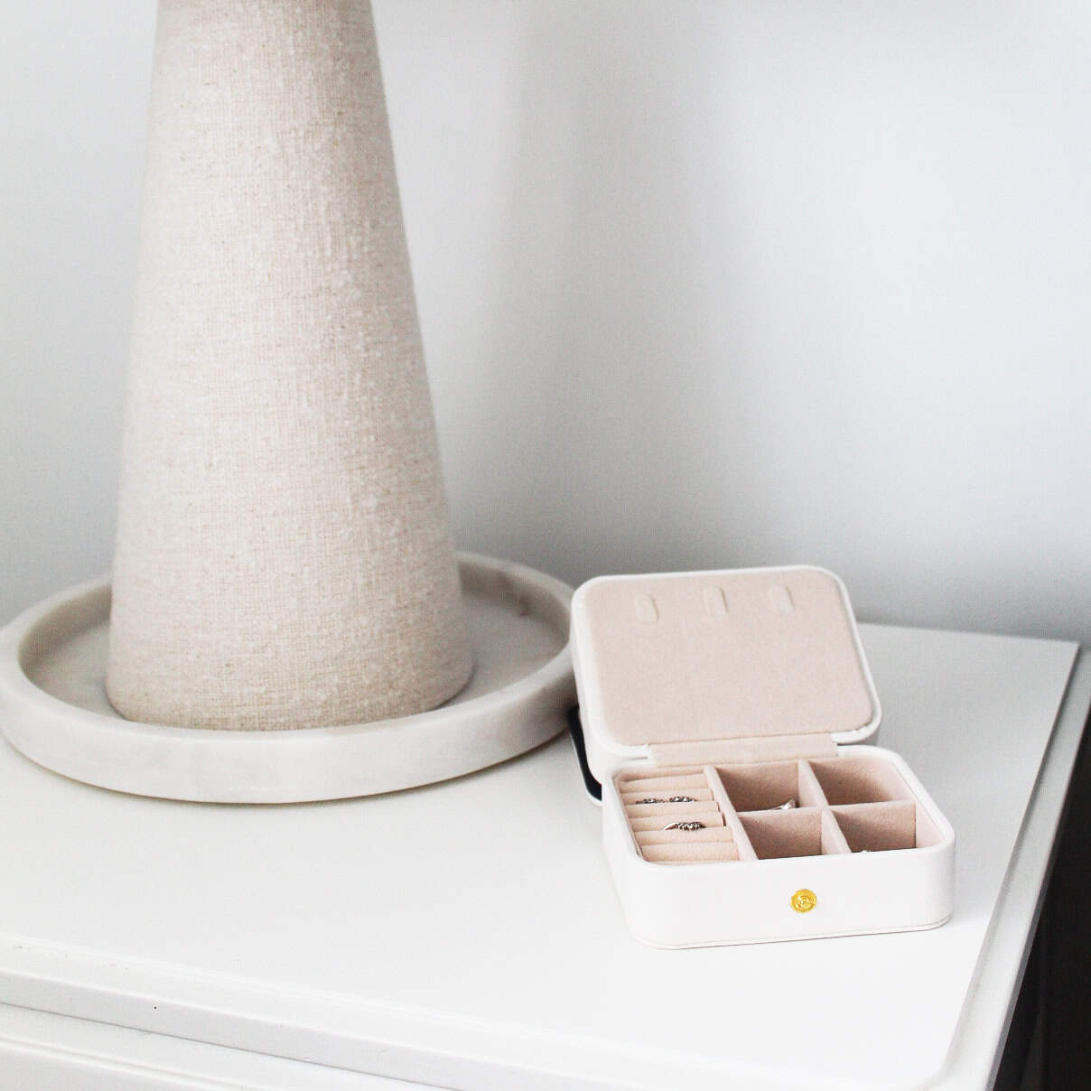 Personalised Initial Travel Jewellery Box