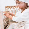 Personalised Wooden Cream Abacus Toy