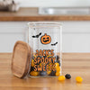 Personalised Glass Halloween Trick or Treat Sweets Jar - Pumpkin