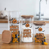 Personalised Glass Halloween Trick or Treat Sweets Jar - Pumpkin