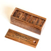Personalised Luxury Wooden Stacking Tower Block Game