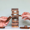 Personalised Luxury Wooden Stacking Tower Block Game