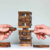 Personalised Luxury Wooden Stacking Tower Block Game