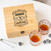 Personalised Birthday Age Name Whisky Glass Set