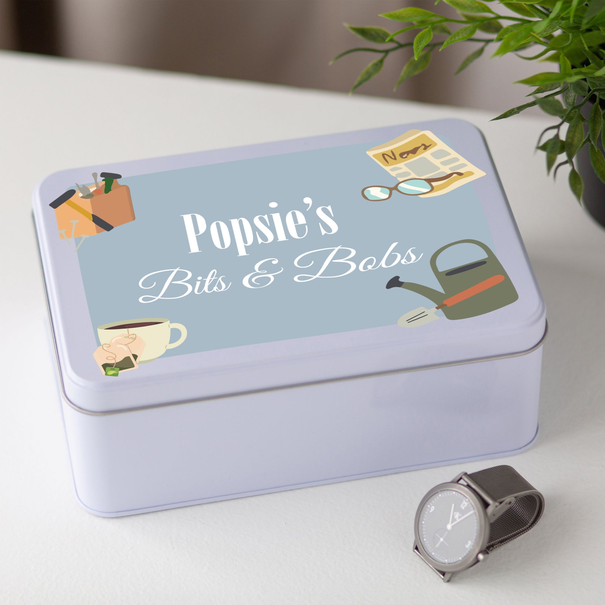Personalised Bits And Bobs Little Hobby Tin
