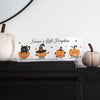 Personalised Family Pumpkin Acrylic Block