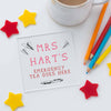 Personalised Teacher Emergency Tea/Coffee Coaster