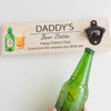 Personalised Wooden Bottle Opener Plaque