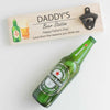 Personalised Wooden Bottle Opener Plaque