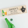 Personalised Wooden Bottle Opener Plaque