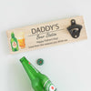 Personalised Wooden Bottle Opener Plaque