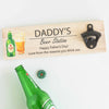 Personalised Wooden Bottle Opener Plaque