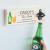 Personalised Wooden Bottle Opener Plaque