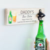 Personalised Wooden Bottle Opener Plaque