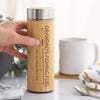 Personalised Fishing Fuel Bamboo Flask
