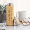 Personalised Tea/Coffee Pun Teacher Bamboo Flask