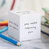 Personalised Reasons Why... Best Teacher Dice