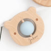 Bambino Eco-Friendly Wooden Blue Bear Baby Teething Toy