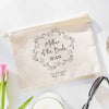 Personalised Wedding Bridal Party Cosmetic Bags