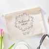 Personalised Wedding Bridal Party Cosmetic Bags