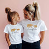 Personalised Adult / Child Matching Mummy Bear and Baby Bear T-Shirt / Babygrow