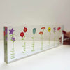 Personalised Tool Name Children or Grandchildren Acrylic Block