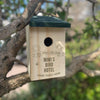 Personalised Wooden Bird Hotel Nesting Bird Box