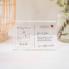 Personalised Wedding The Day You Became Date Acrylic Block