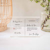 Personalised Wedding The Day You Became Date Acrylic Block