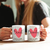 Personalised Beauty & Beast Matching Couples Mugs