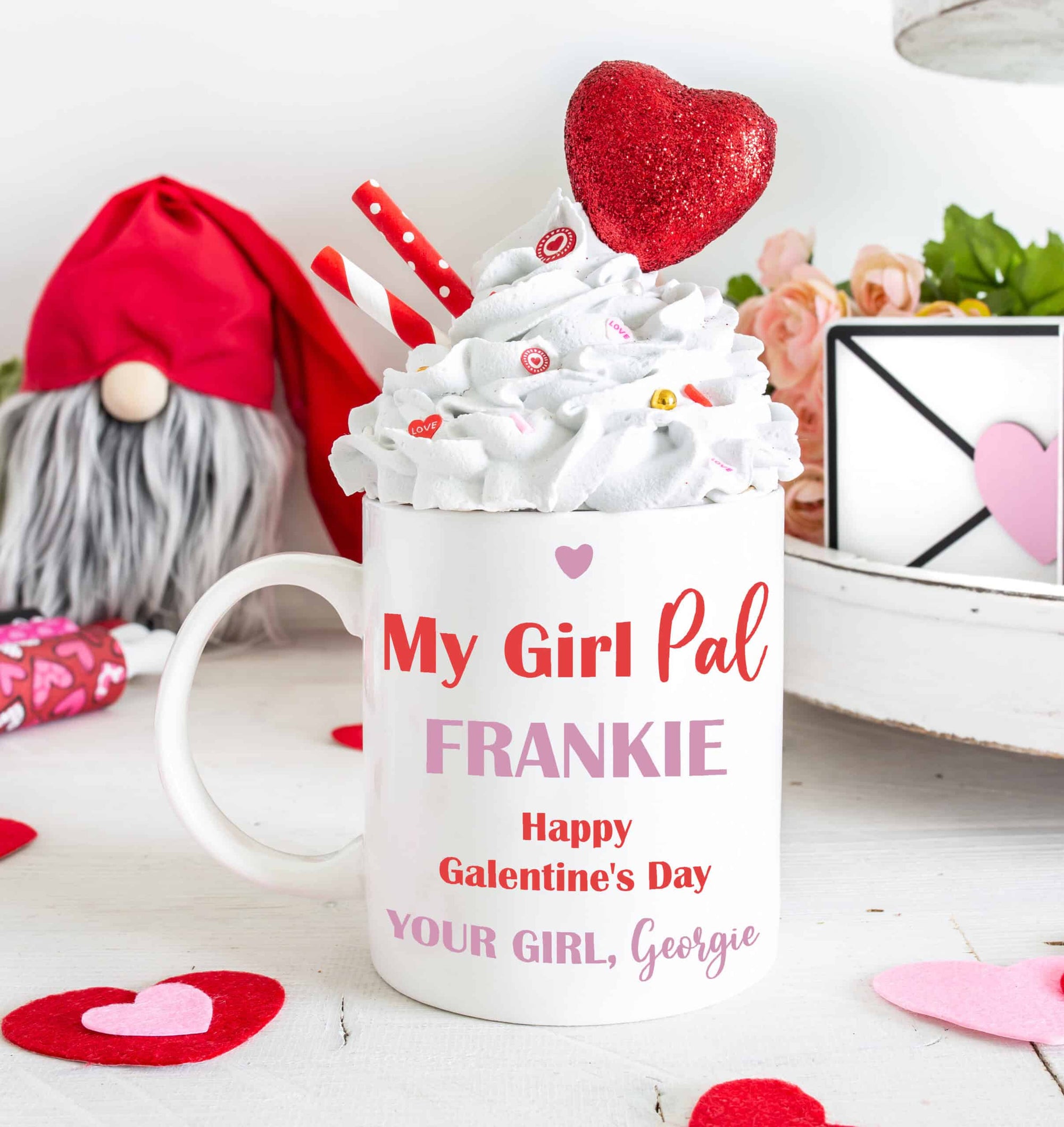 Personalised My Girl Pal Galentine's Day Mug