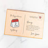 Personalised The Day You Became My Mummy Wooden Postcard