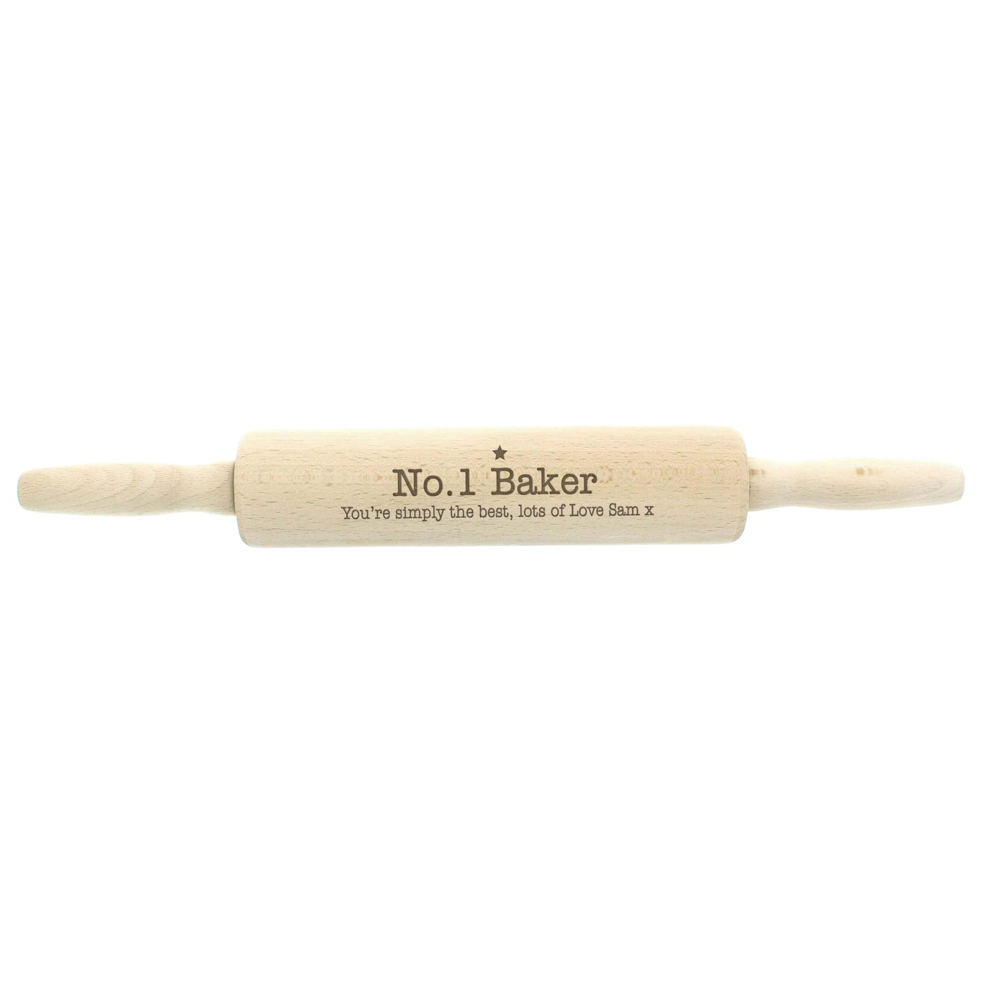 Personalised Bakers Rolling Pin