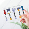Personalised Tool Name Children or Grandchildren Acrylic Block