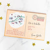 Personalised Letter From Santa Wooden Postcard
