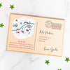 Personalised Letter From Santa Wooden Postcard