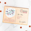 Personalised Letter From Santa Wooden Postcard