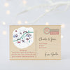 Personalised Letter From Santa Wooden Postcard