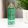 Personalised Best Teacher Pencil Acrylic Plaque