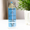 Personalised Best Teacher Pencil Acrylic Plaque