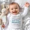 Personalised Father's Day Daddy's Little Prince T-Shirt / Babygrow