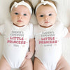 Personalised Father's Day Daddy's Little Princess T-Shirt / Babygrow