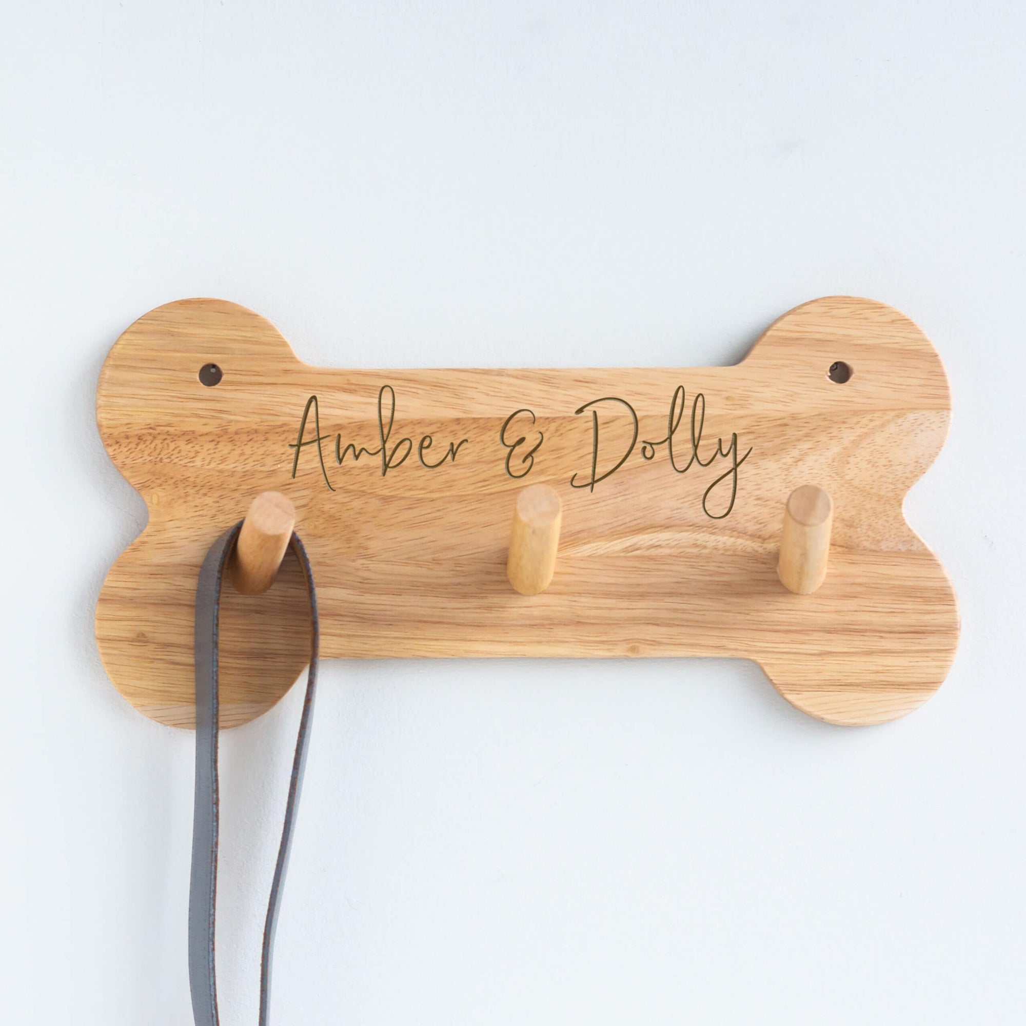 Personalised Dog Lead Holder Plaque