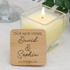 Personalised New Home Scented Vanilla Candle