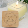This engraved personalised Wedding Gift Scented Vanilla Candle is a thoughtful and budget-friendly gift for newlyweds. It's the perfect wedding gift!