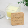 Personalised Wedding Gift Scented Vanilla Candle