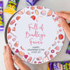 Personalised Round Valentines Day Sweetie Chocolate Tin