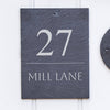 Personalised House Name Number Slate Sign