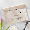Personalised Star Sign Cosmetic Bag